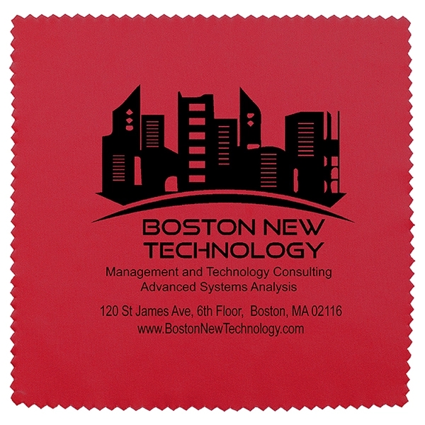 8" x 8" microfiber cleaning cloth with serrated edges.... from ASI 62660 Innovation Line