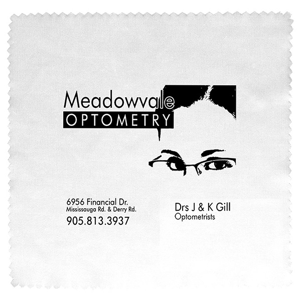 8" x 8" microfiber cleaning cloth with serrated edges.... from ASI 62660 Innovation Line