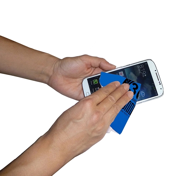 8" x 8" microfiber cleaning cloth with serrated edges.... from ASI 62660 Innovation Line