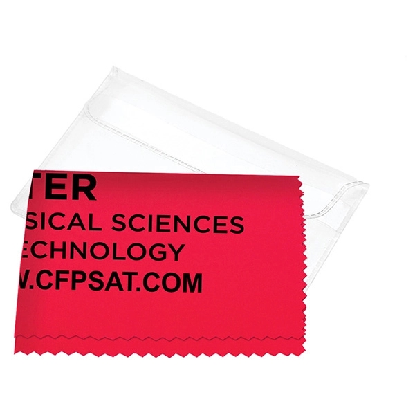 8" x 8" microfiber cleaning cloth with serrated edges.... from ASI 62660 Innovation Line