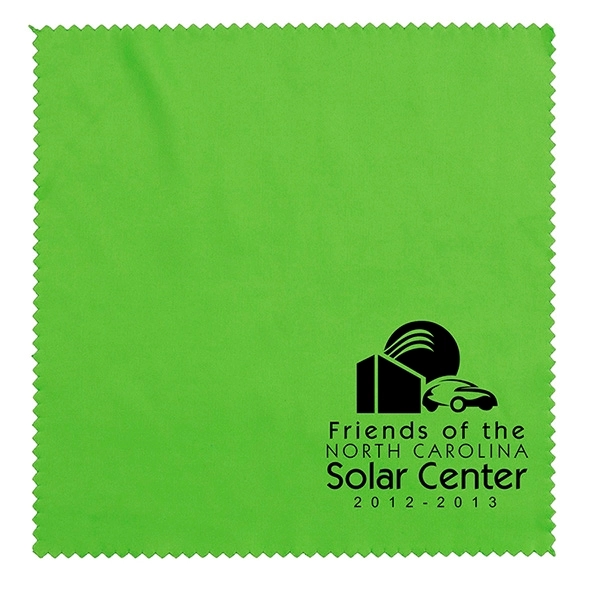 8" x 8" microfiber cleaning cloth with serrated edges.... from ASI 62660 Innovation Line