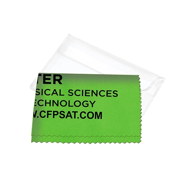 8" x 8" microfiber cleaning cloth with serrated edges.... from ASI 62660 Innovation Line