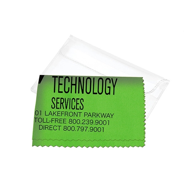 8" x 8" microfiber cleaning cloth with serrated edges.... from ASI 62660 Innovation Line