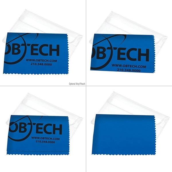 8" x 8" microfiber cleaning cloth with serrated edges.... from ASI 62660 Innovation Line