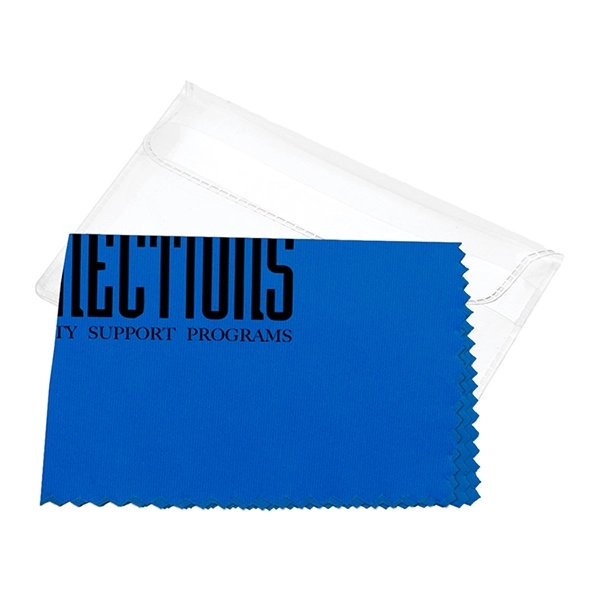 8" x 8" microfiber cleaning cloth with serrated edges.... from ASI 62660 Innovation Line