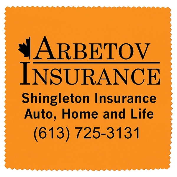 6" x 6" microfiber cloth designed to clean sensitive surfaces.... from ASI 62660 Innovation Line