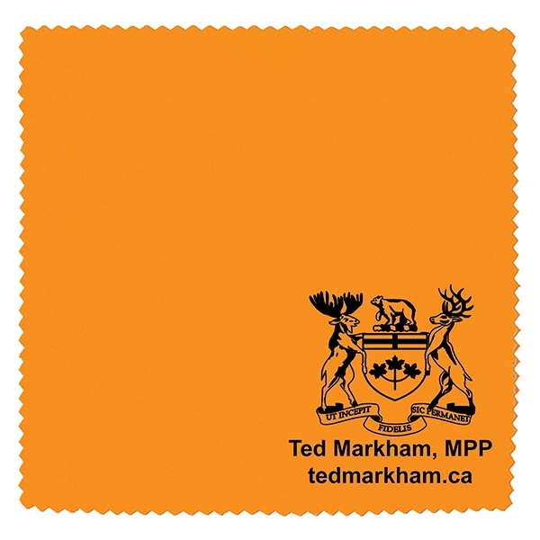 6" x 6" microfiber cloth designed to clean sensitive surfaces.... from ASI 62660 Innovation Line