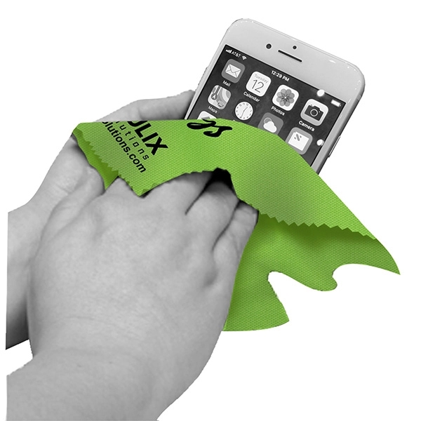 6" x 6" microfiber cloth designed to clean sensitive surfaces.... from ASI 62660 Innovation Line