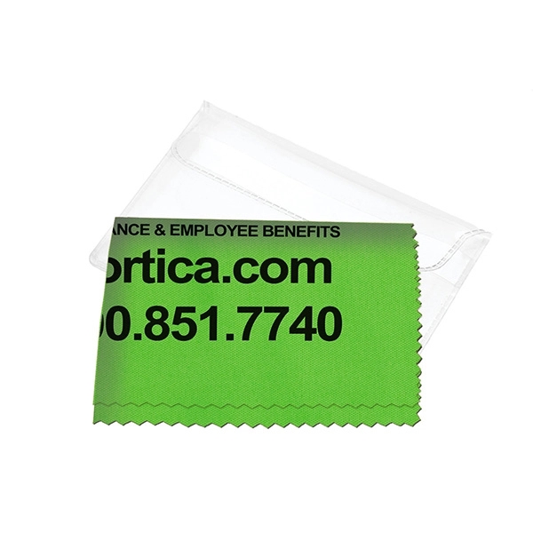 6" x 6" microfiber cloth designed to clean sensitive surfaces.... from ASI 62660 Innovation Line