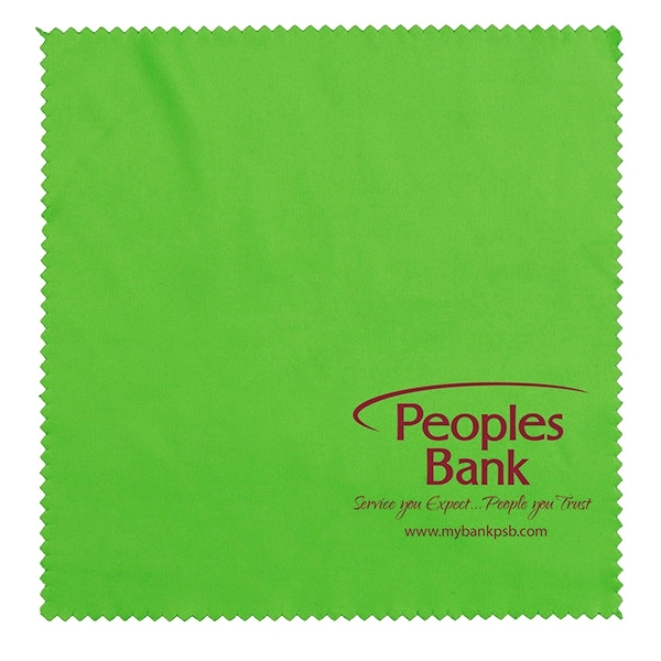 6" x 6" microfiber cloth designed to clean sensitive surfaces.... from ASI 62660 Innovation Line