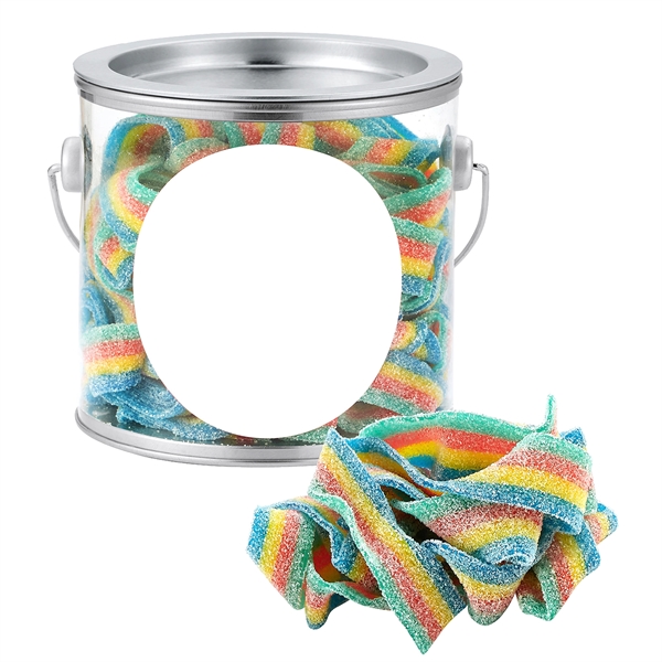 Summer candy pail with rainbow sour bites (7.5 oz.).... from ASI 71685 Midnite Snax®