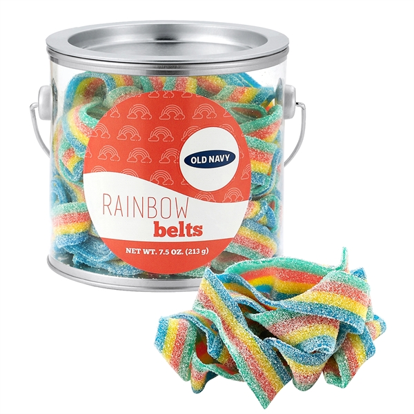 Summer candy pail with rainbow sour bites (7.5 oz.).... from ASI 71685 Midnite Snax®
