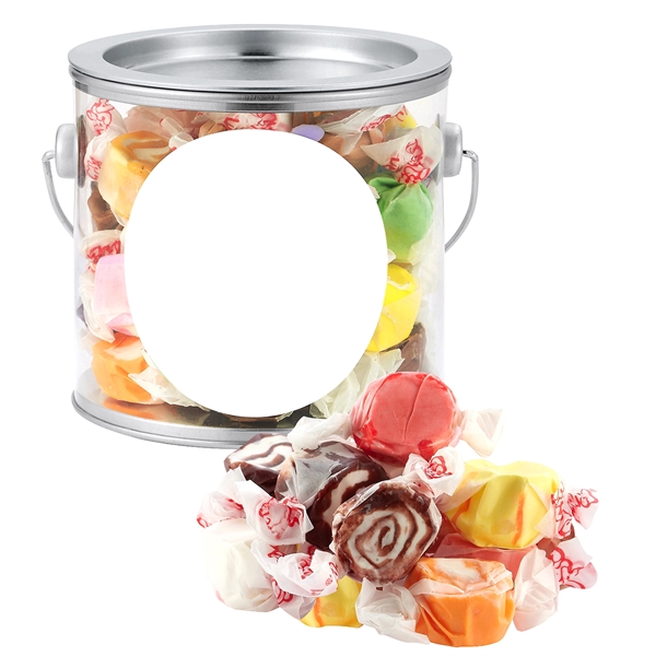 Summer candy pail with salt water taffy kisses (8 oz.).... from ASI 71685 Midnite Snax®
