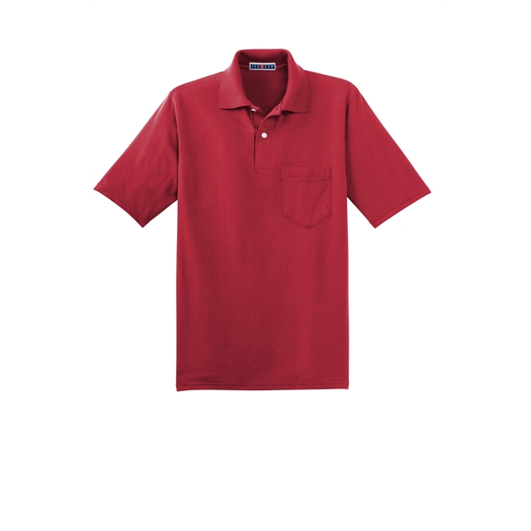 JERZEES -SpotShield 5.6-Ounce Jersey Knit Sport Shirt wit...... from ASI 84863 SanMar