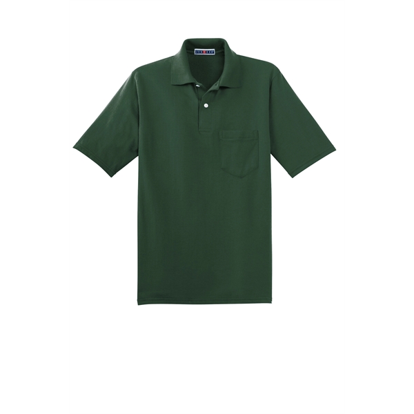 JERZEES -SpotShield 5.6-Ounce Jersey Knit Sport Shirt wit...... from ASI 84863 SanMar