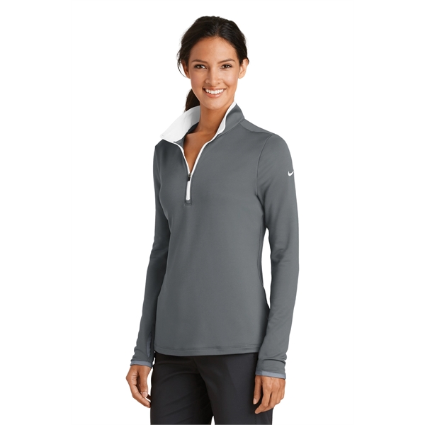 Nike Ladies Dri-FIT Stretch 1/2-Zip Cover-Up.... from ASI 84863 SanMar
