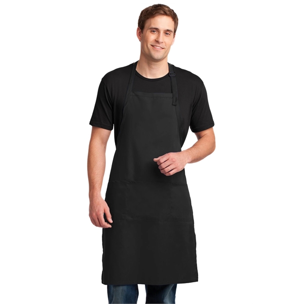 Port Authority Easy Care Extra Long Bib Apron with Stain ...... from ASI 84863 SanMar