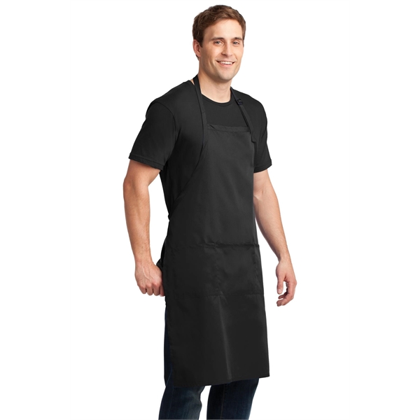 Port Authority Easy Care Extra Long Bib Apron with Stain ...... from ASI 84863 SanMar