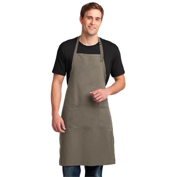 Port Authority Easy Care Extra Long Bib Apron with Stain ...... from ASI 84863 SanMar