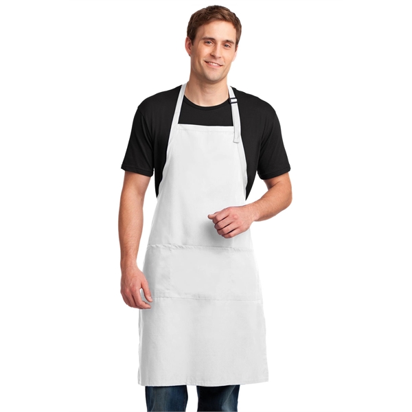 Port Authority Easy Care Extra Long Bib Apron with Stain ...... from ASI 84863 SanMar