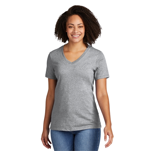 Allmade Women's Recycled Blend V-Neck Tee... from ASI 84863 SanMar