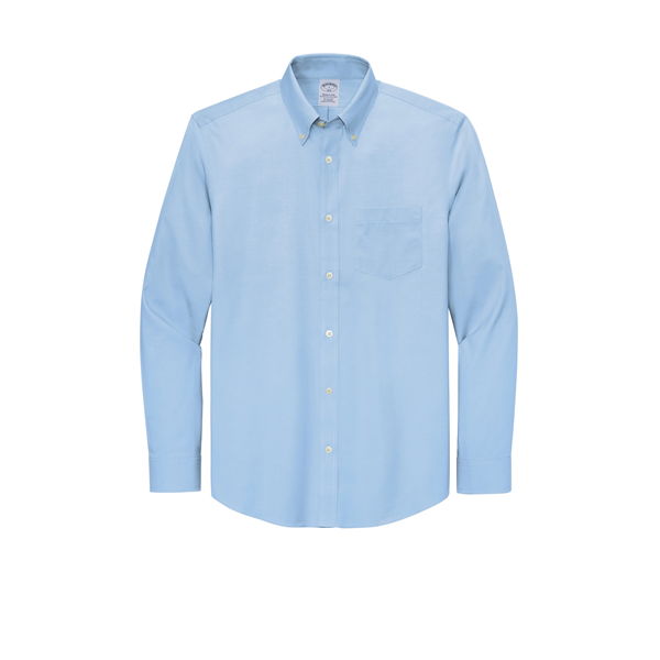 Brooks Brothers Wrinkle-Free Stretch Pinpoint Shirt... from ASI 84863 SanMar