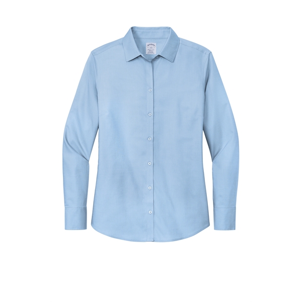 Brooks Brothers Women's Wrinkle-Free Stretch Nailhead Shirt... from ASI 84863 SanMar