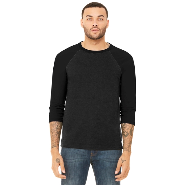 BELLA+CANVAS Unisex 3/4-Sleeve Baseball Tee.... from ASI 84863 SanMar