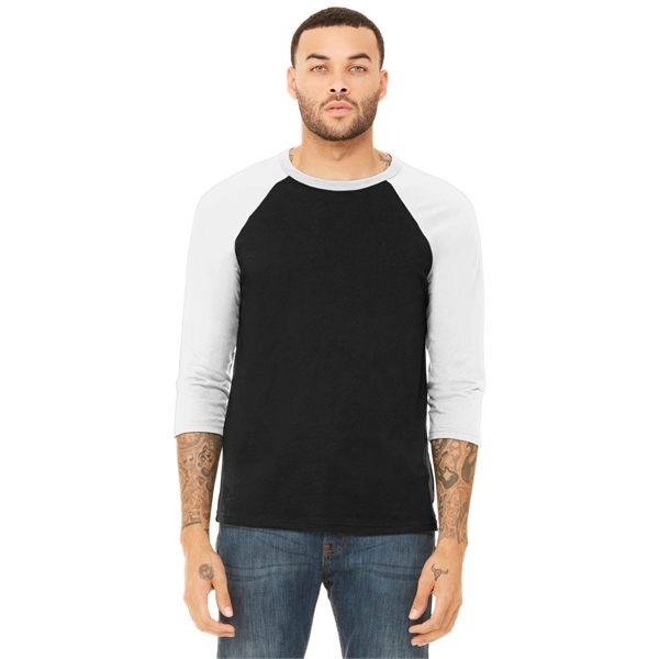 BELLA+CANVAS Unisex 3/4-Sleeve Baseball Tee.... from ASI 84863 SanMar