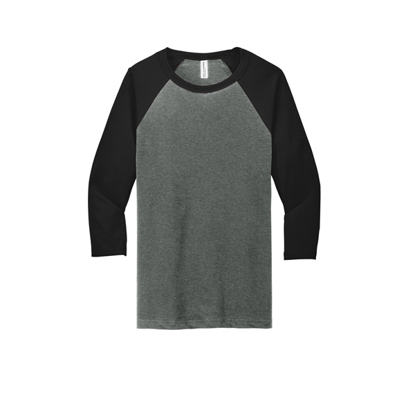 BELLA+CANVAS Unisex 3/4-Sleeve Baseball Tee.... from ASI 84863 SanMar