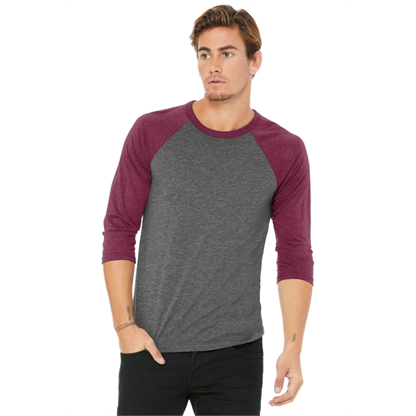 BELLA+CANVAS Unisex 3/4-Sleeve Baseball Tee.... from ASI 84863 SanMar