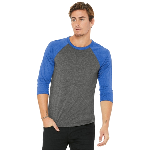 BELLA+CANVAS Unisex 3/4-Sleeve Baseball Tee.... from ASI 84863 SanMar