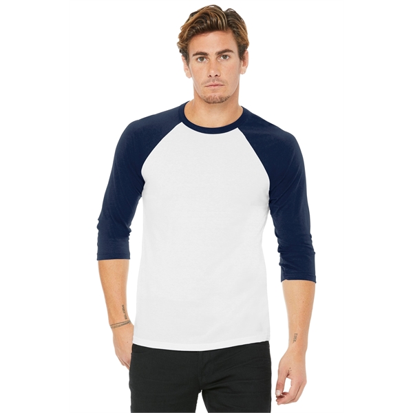 BELLA+CANVAS Unisex 3/4-Sleeve Baseball Tee.... from ASI 84863 SanMar