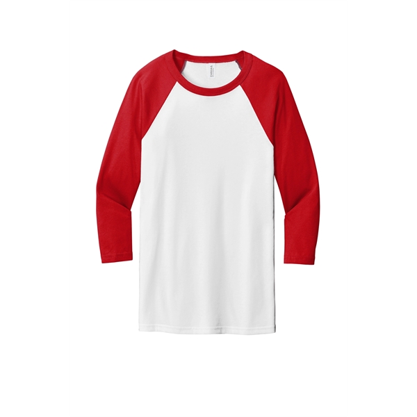 BELLA+CANVAS Unisex 3/4-Sleeve Baseball Tee.... from ASI 84863 SanMar