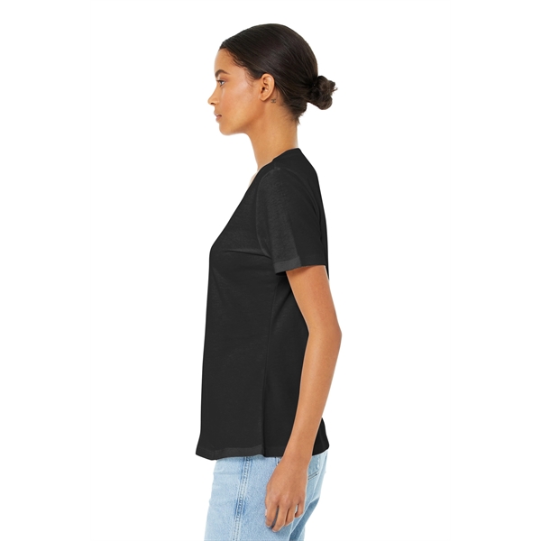 BELLA+CANVAS Women's Relaxed Jersey Short Sleeve V-Neck Tee.... from ASI 84863 SanMar