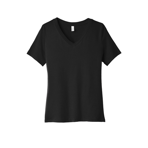 BELLA+CANVAS Women's Relaxed Jersey Short Sleeve V-Neck Tee.... from ASI 84863 SanMar