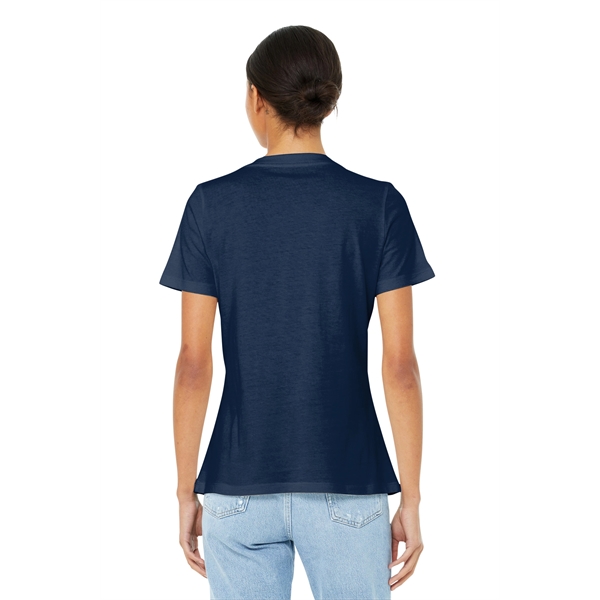 BELLA+CANVAS Women's Relaxed Jersey Short Sleeve V-Neck Tee.... from ASI 84863 SanMar