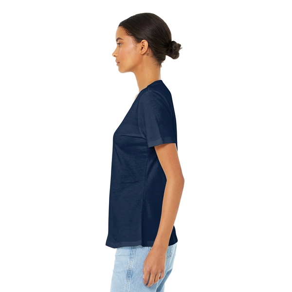 BELLA+CANVAS Women's Relaxed Jersey Short Sleeve V-Neck Tee.... from ASI 84863 SanMar