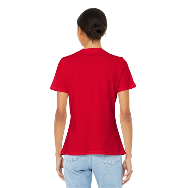 BELLA+CANVAS Women's Relaxed Jersey Short Sleeve V-Neck Tee.... from ASI 84863 SanMar