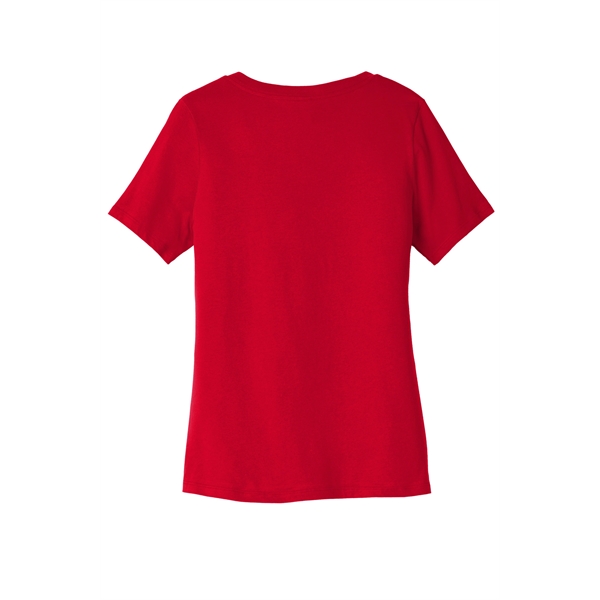 BELLA+CANVAS Women's Relaxed Jersey Short Sleeve V-Neck Tee.... from ASI 84863 SanMar
