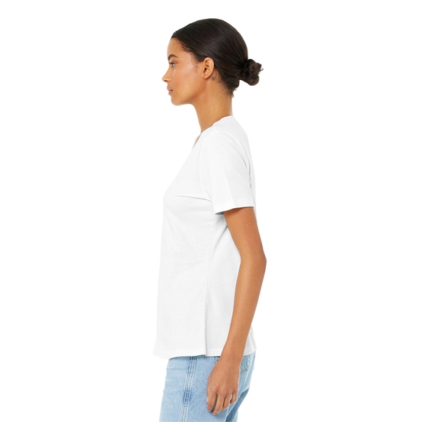 BELLA+CANVAS Women's Relaxed Jersey Short Sleeve V-Neck Tee.... from ASI 84863 SanMar