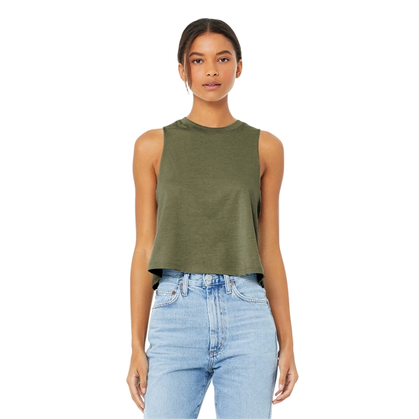 BELLA+CANVAS Women's Racerback Cropped Tank.... from ASI 84863 SanMar