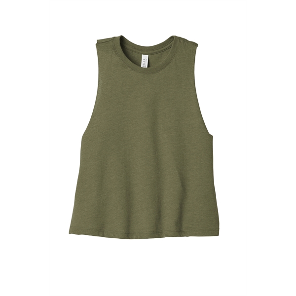 BELLA+CANVAS Women's Racerback Cropped Tank.... from ASI 84863 SanMar