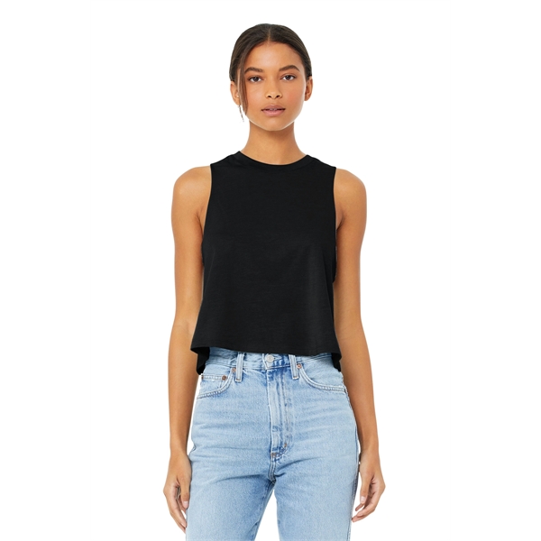 BELLA+CANVAS Women's Racerback Cropped Tank.... from ASI 84863 SanMar