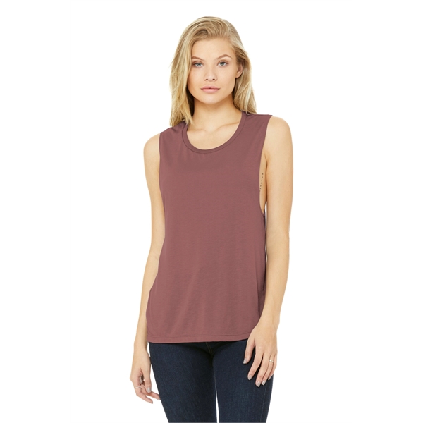 BELLA+CANVAS Women's Flowy Scoop Muscle Tank.... from ASI 84863 SanMar