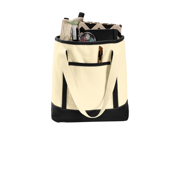 Port Authority Large Cotton Canvas Boat Tote.... from ASI 84863 SanMar