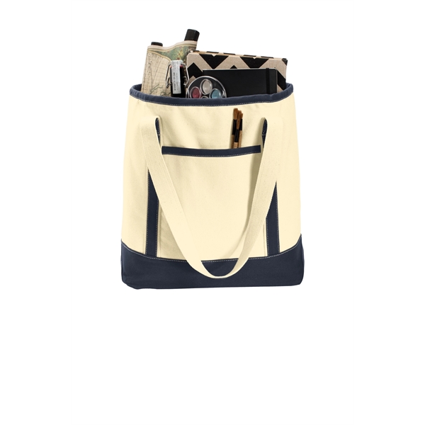 Port Authority Large Cotton Canvas Boat Tote.... from ASI 84863 SanMar