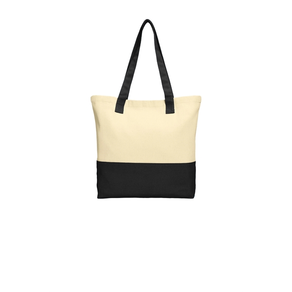 Port Authority Colorblock Cotton Tote.... from ASI 84863 SanMar