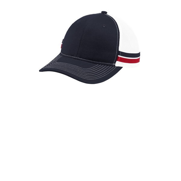 Port Authority Two-Stripe Snapback Trucker Cap.... from ASI 84863 SanMar