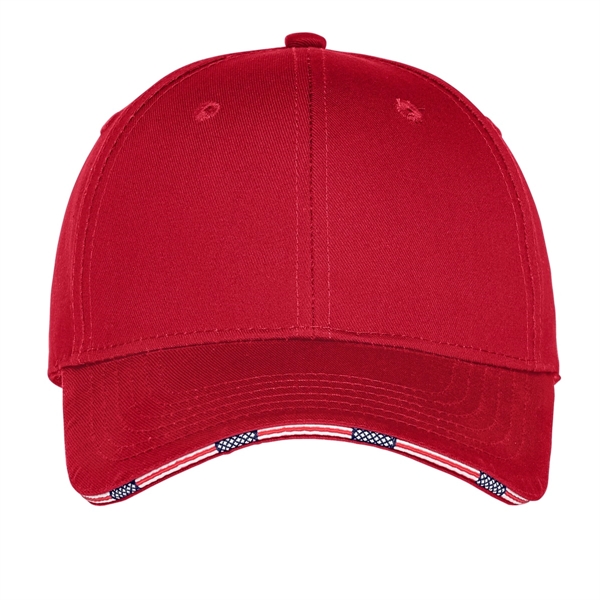 Port Authority Americana Flag Sandwich Cap.... from ASI 84863 SanMar